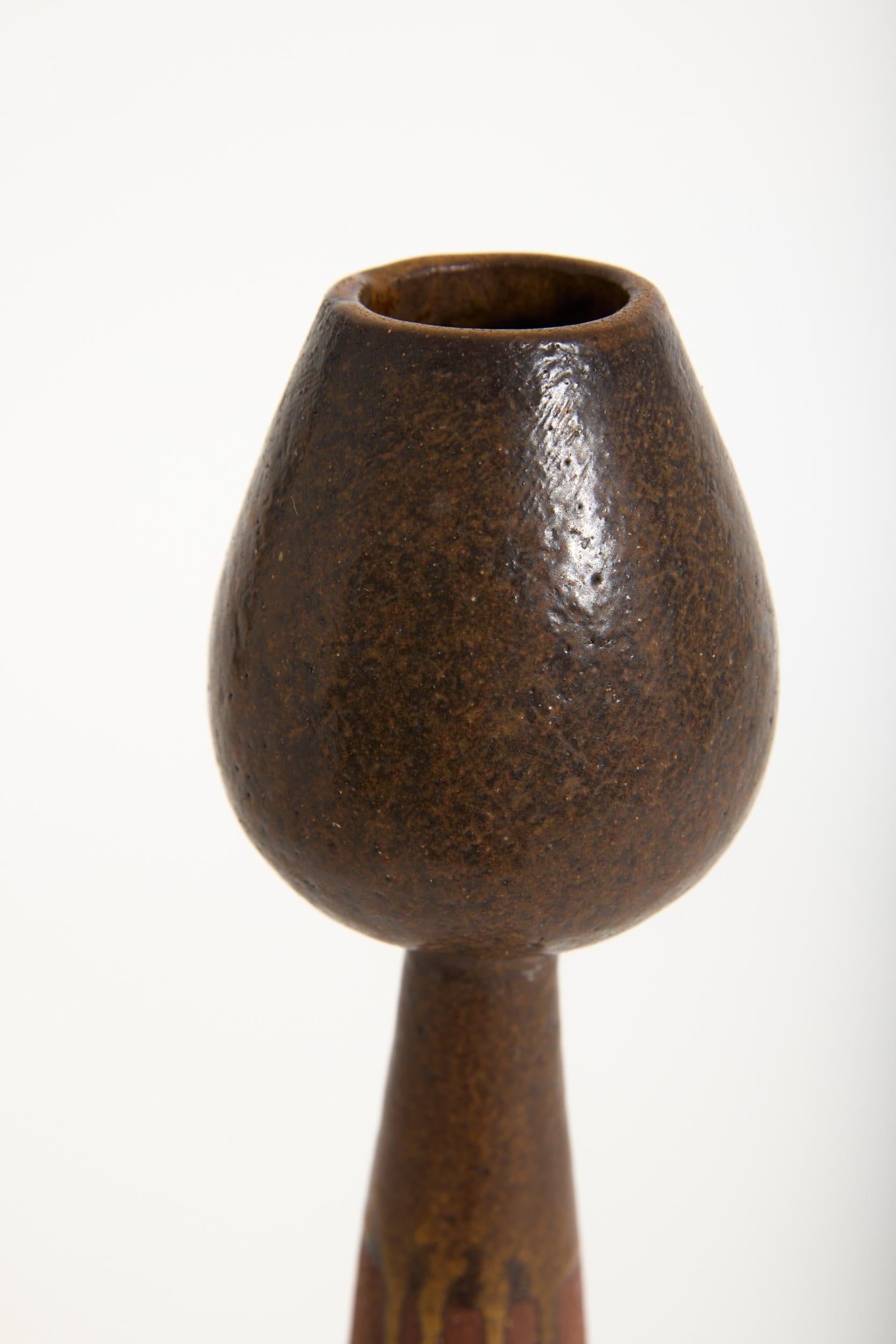 Mid-20th Century Tall Ceramic Vase For Sale