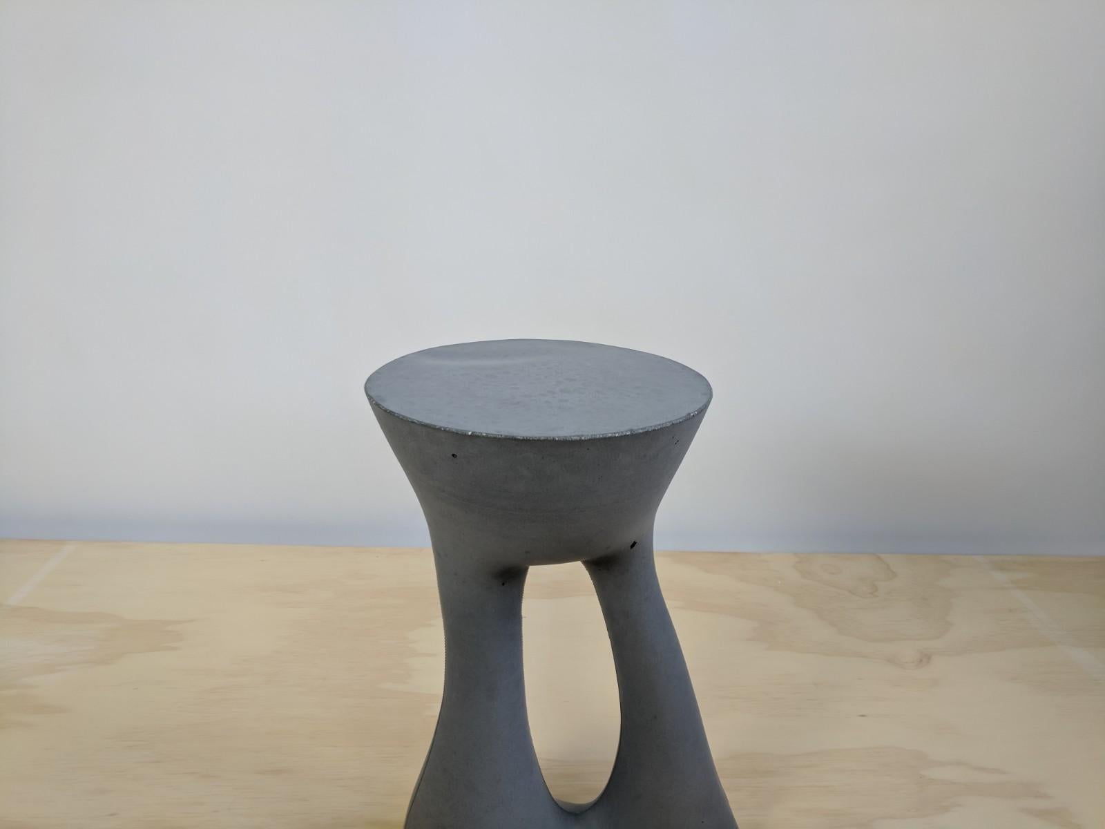 Modern Tall Charcoal Kreten Side Table from Souda, Factory 2nd