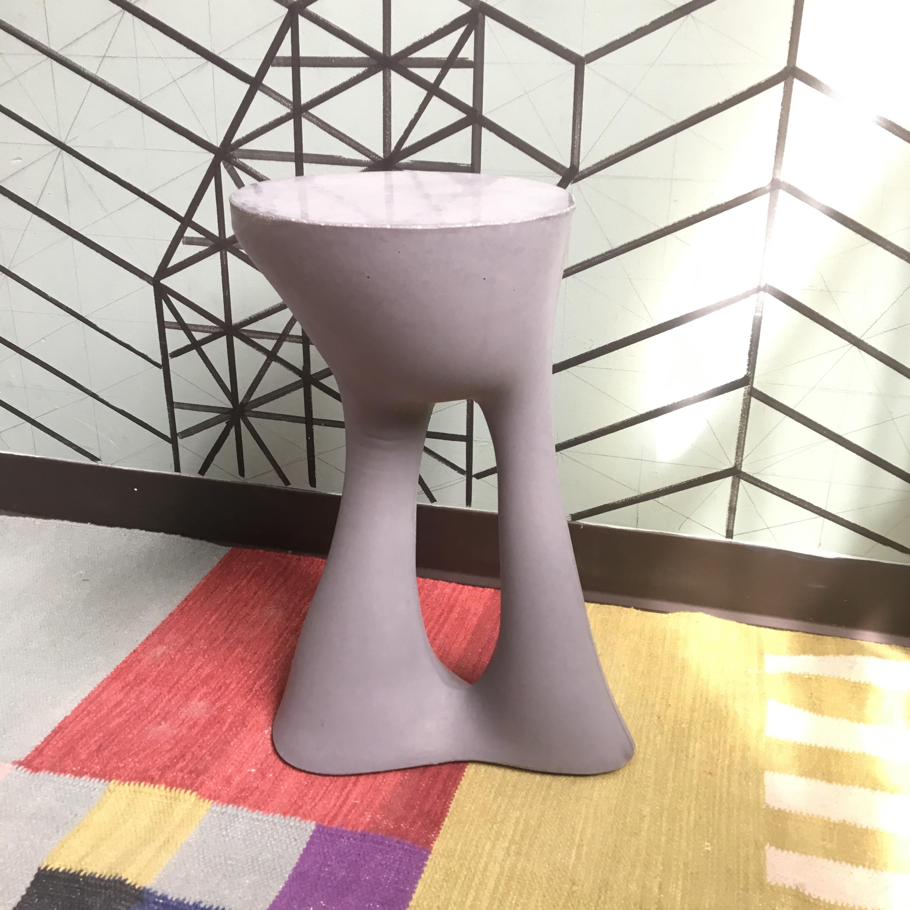 Modern Tall Charcoal Kreten Side Table from Souda, Factory 2nd