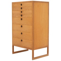Tall Chest of Drawers by Børge Mogensen
