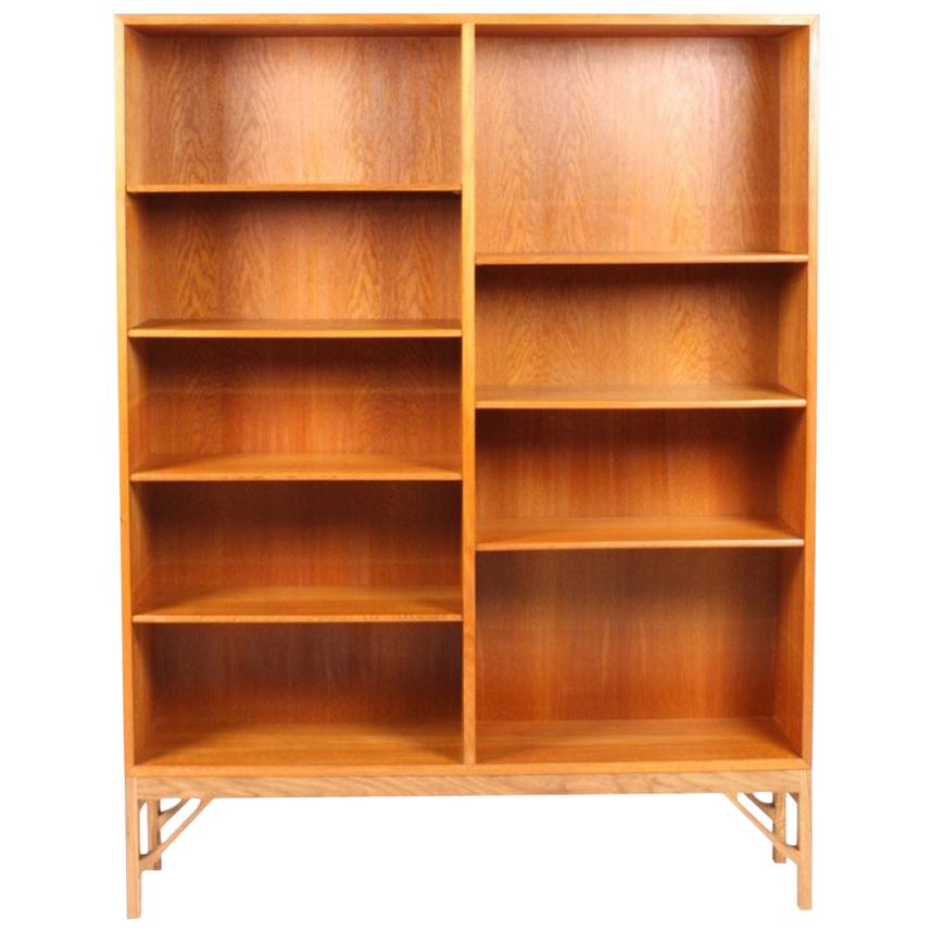 Tall "China" Bookcase in Oak by Børge Mogensen