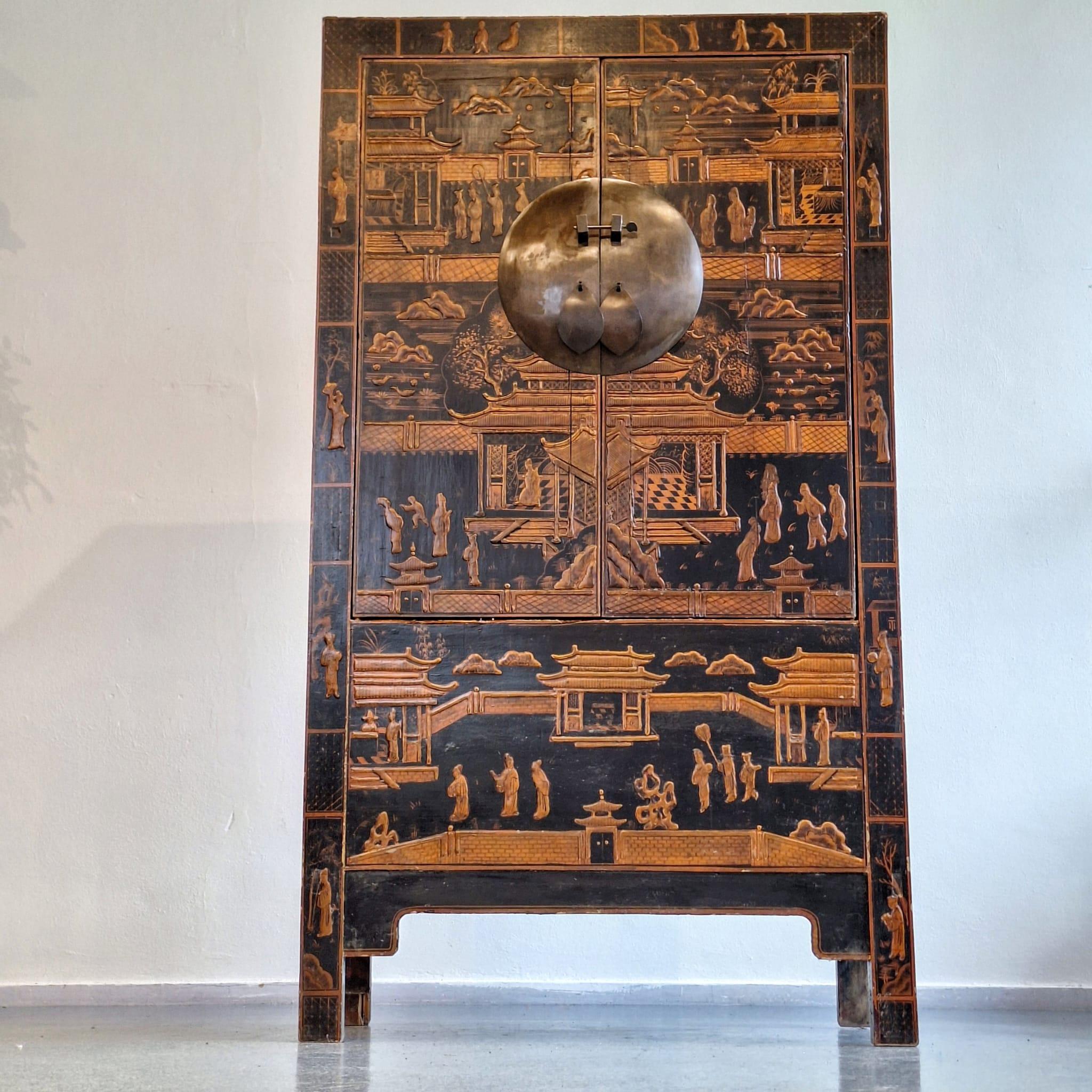 Mobile da sposa cinese alto con motivi rurali in vendita 8