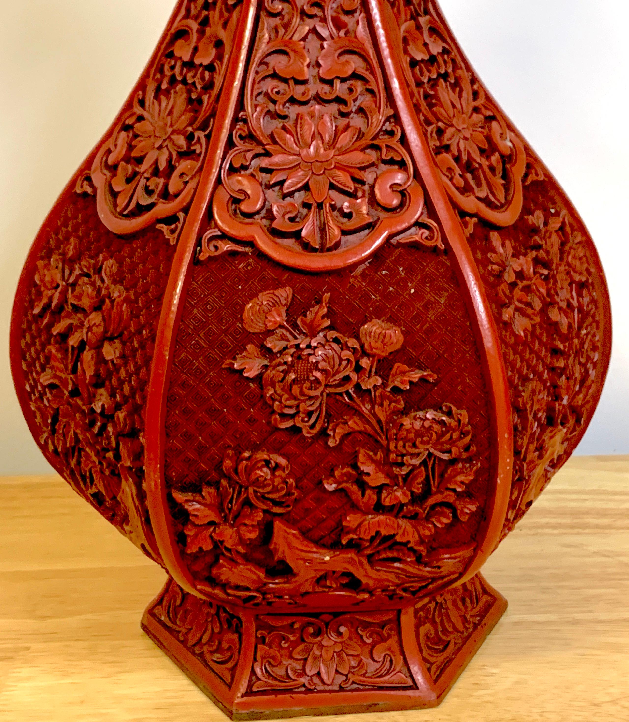 chinese lacquer vase