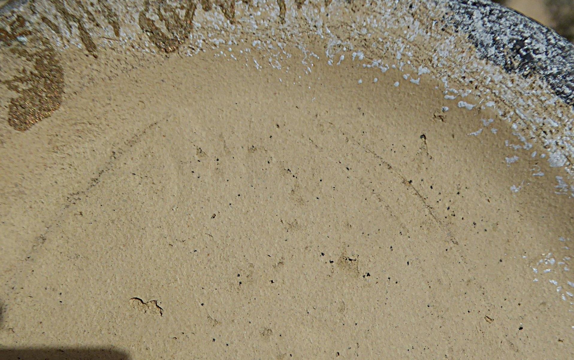 Vaso da terra alto con smalto lavico al cioccolato in ceramica anni '40 USA in vendita 7