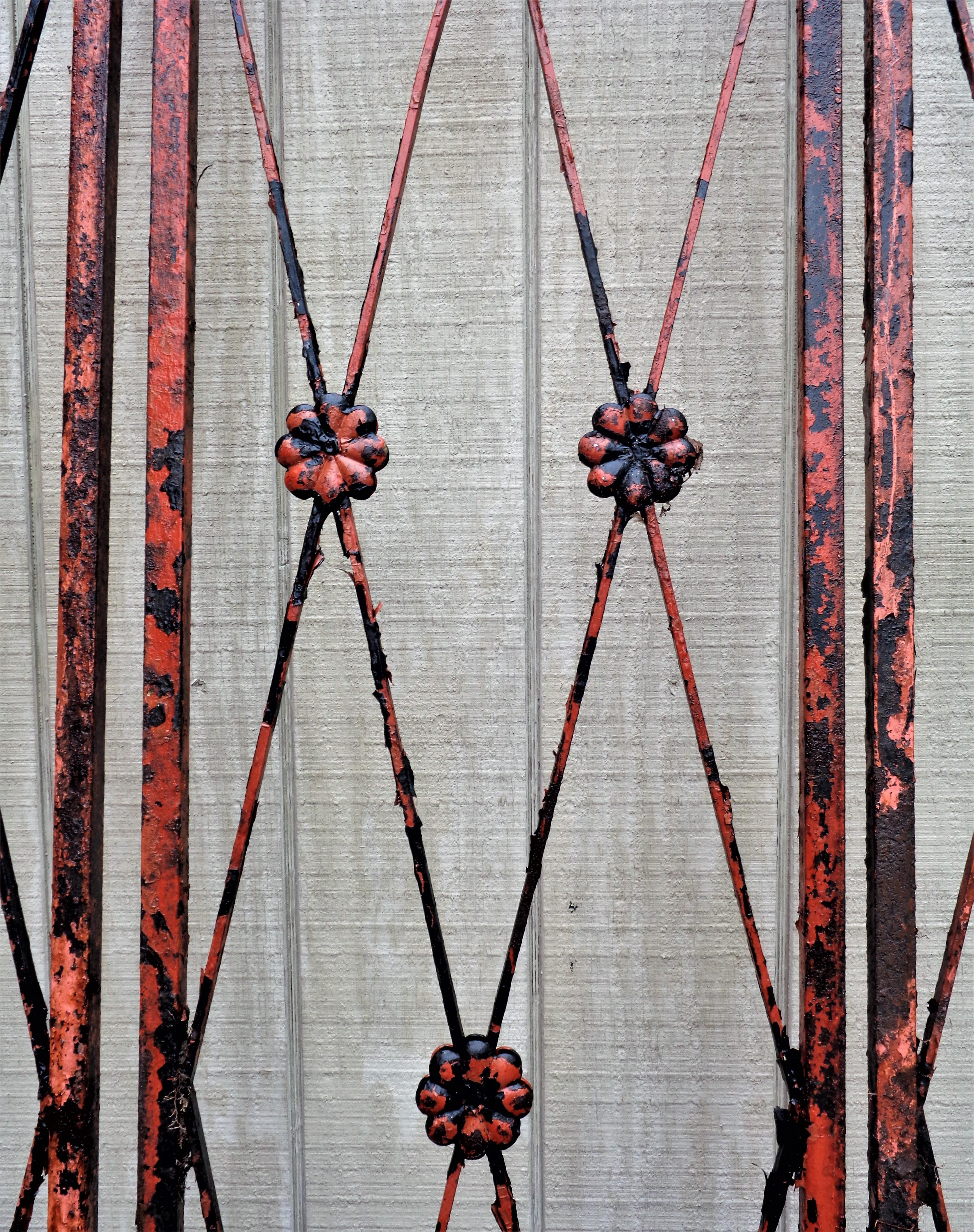  Classical Directoire Style Architectural Iron Panels, 1920-1930 For Sale 2