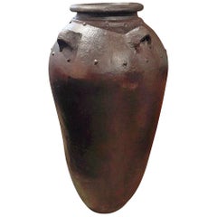 Tall Clay Jar from Indonesia