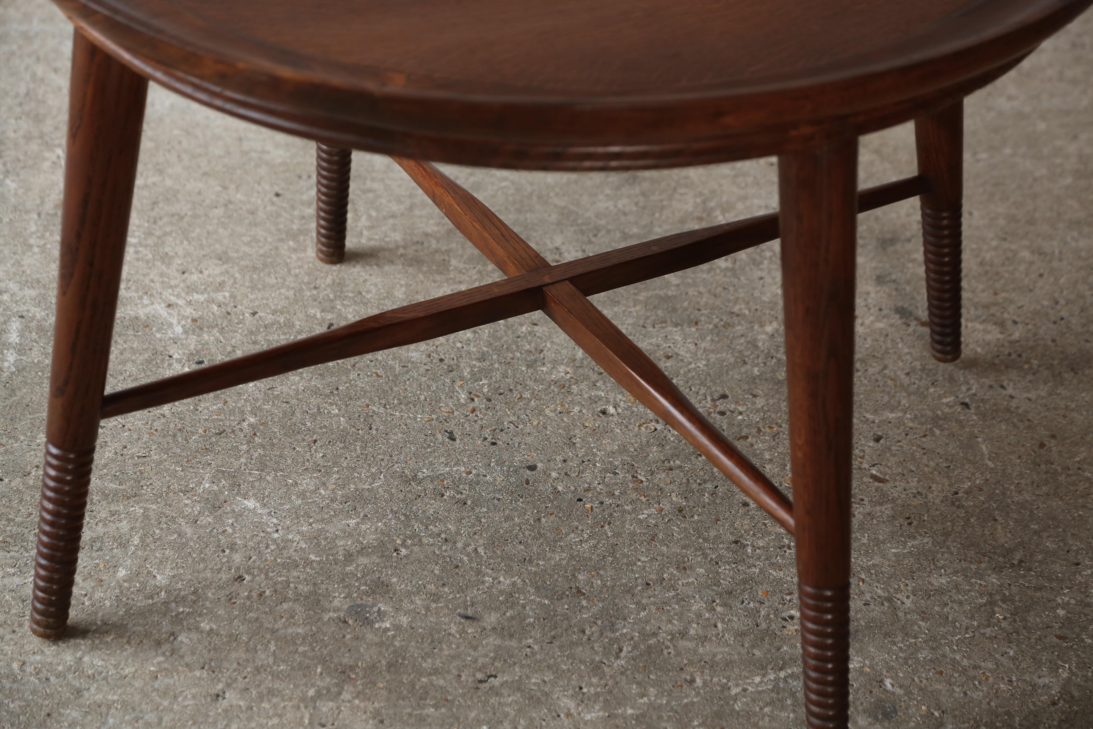 Tall Coffee / Cocktail / Side Table attributed to Pier Luigi Colli, Italy, 1950s For Sale 3