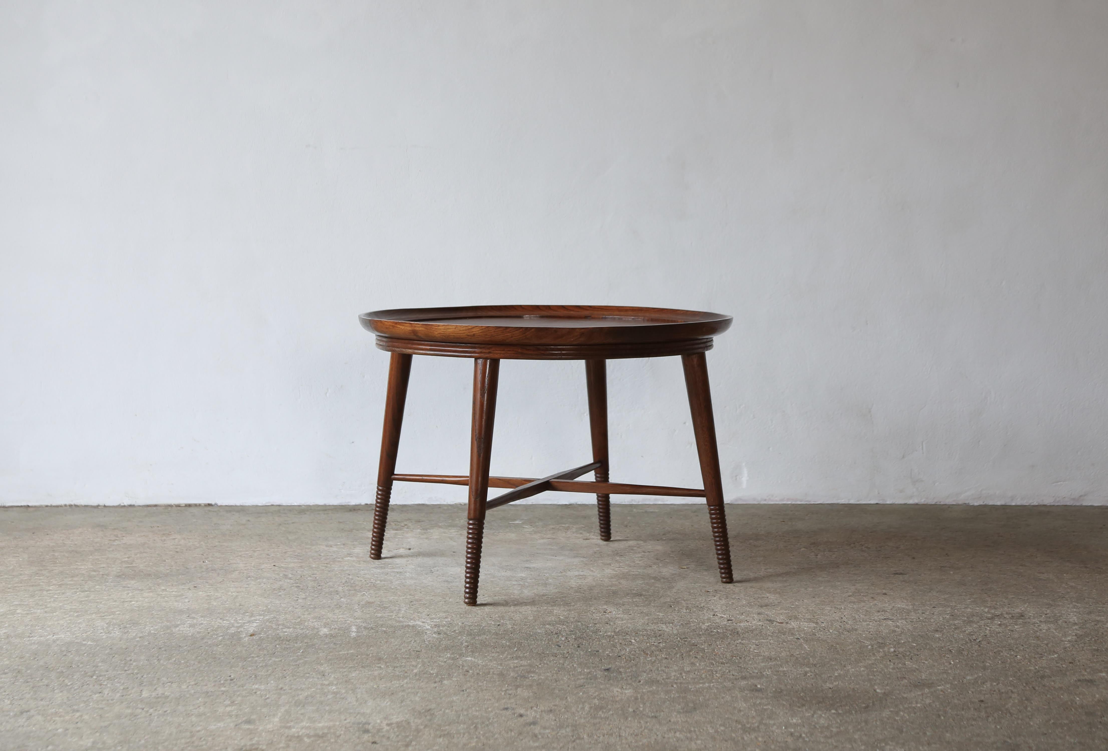 Rare Tall Coffee / Cocktail / Side Table attributed to Pier Luigi Colli, Italy, 1950s.   Fast shipping worldwide.



