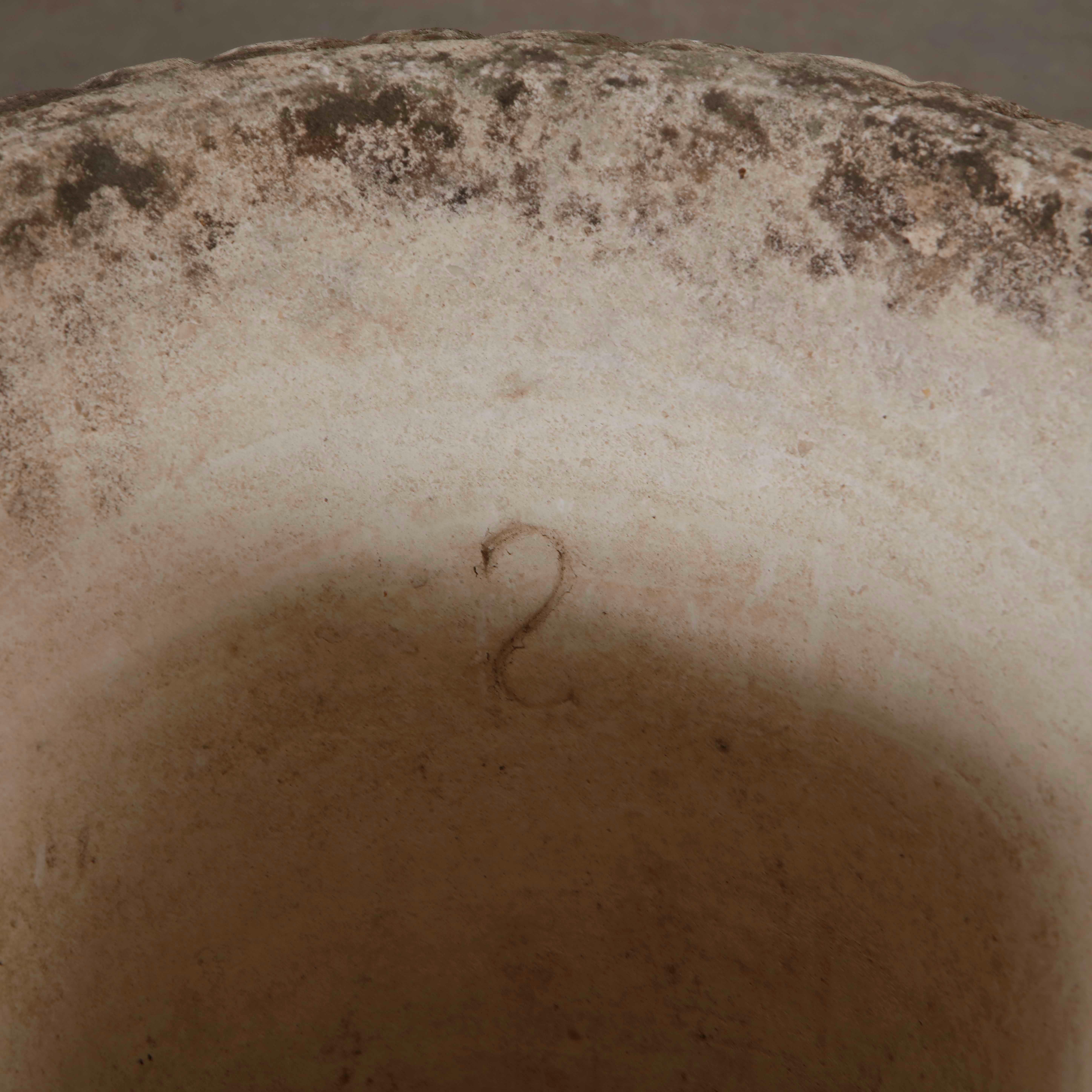 Tall Concrete Urn Planter For Sale 3
