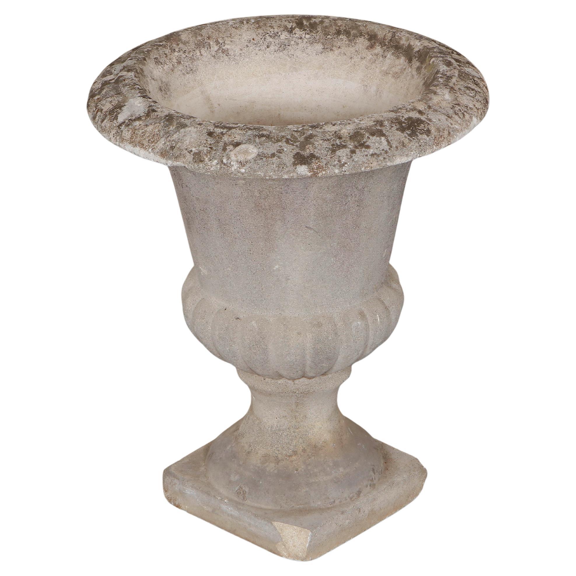 Tall Concrete Urn Planter For Sale