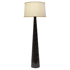 Tall Conical Floor Lamp in Horn Marquetry, Nima