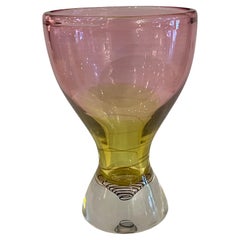 Jarrón alto de cristal contemporáneo by Waterford Glass Evolution Line Inglaterra
