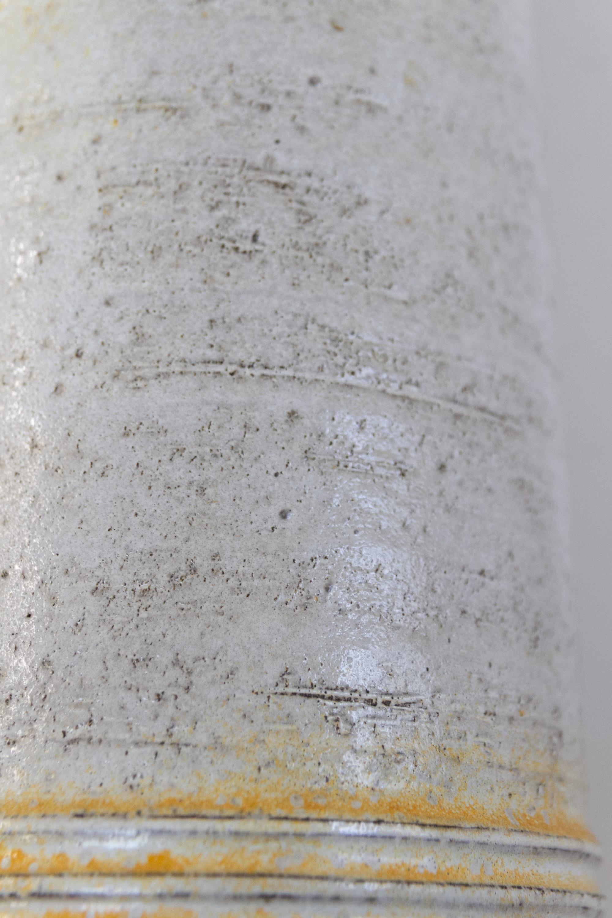 Grande lampe de table danoise en grès du milieu du siècle par Frimann, 1970. en vente 10