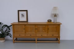 Tall Danish Mid-Century Stoneware Table Lamp by Frimann, 1970s.