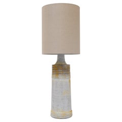 Tall Danish Mid-Century Stoneware Table Lamp by Frimann, 1970s. Tall Danish Mid-Century Stoneware Table Lamp by Frimann, 1970s.