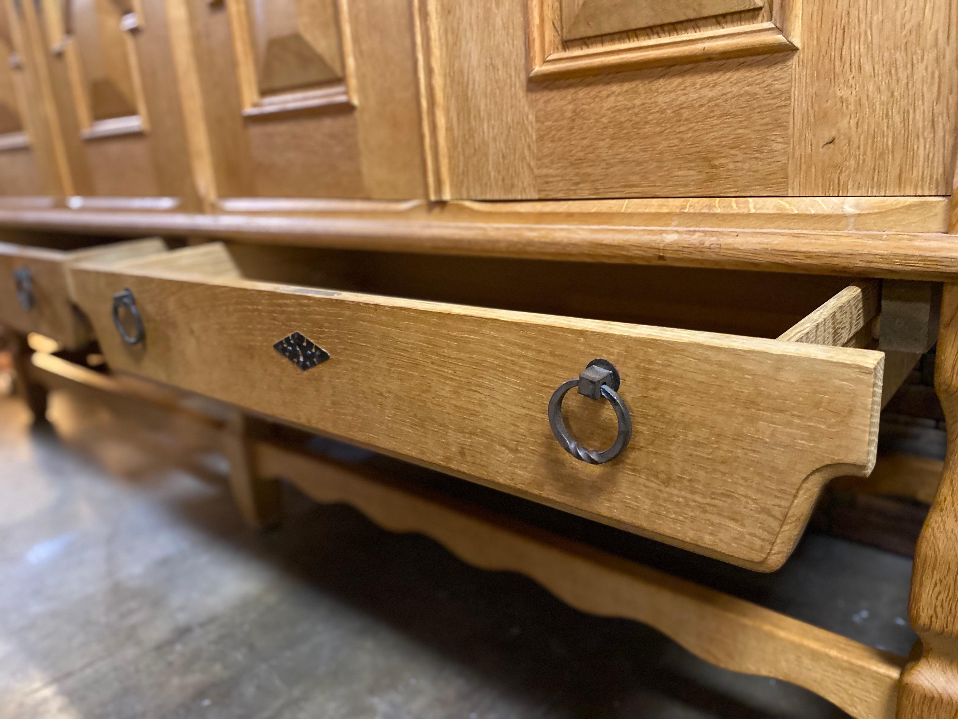 Tall Danish Modern Sideboard by Henning Kjaernulf, Circa 1960s For Sale 3
