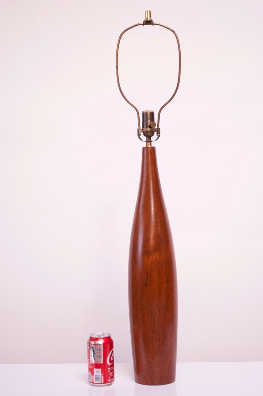 danish teak lamp