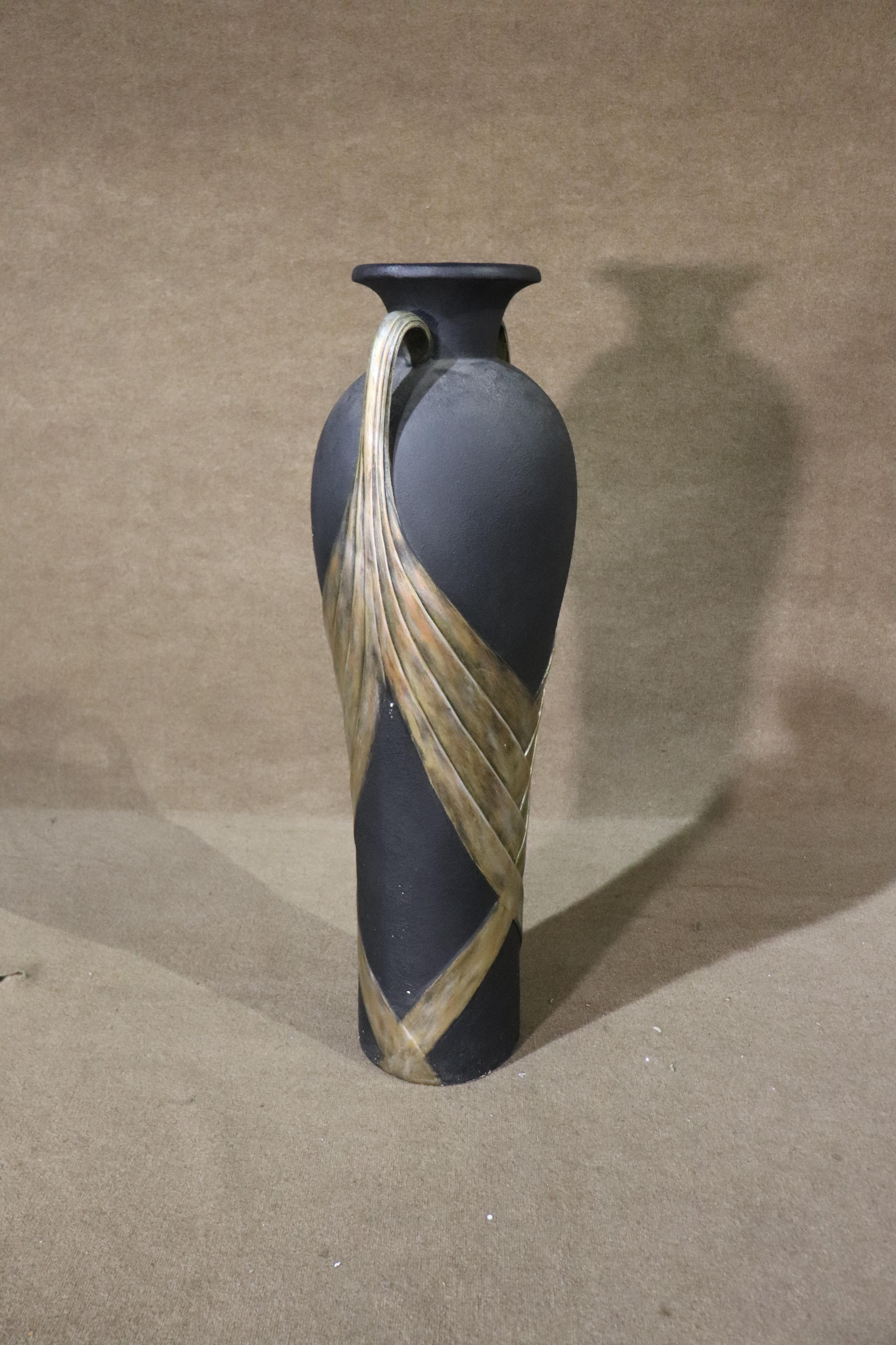 20th Century Tall Deco Style Vase For Sale