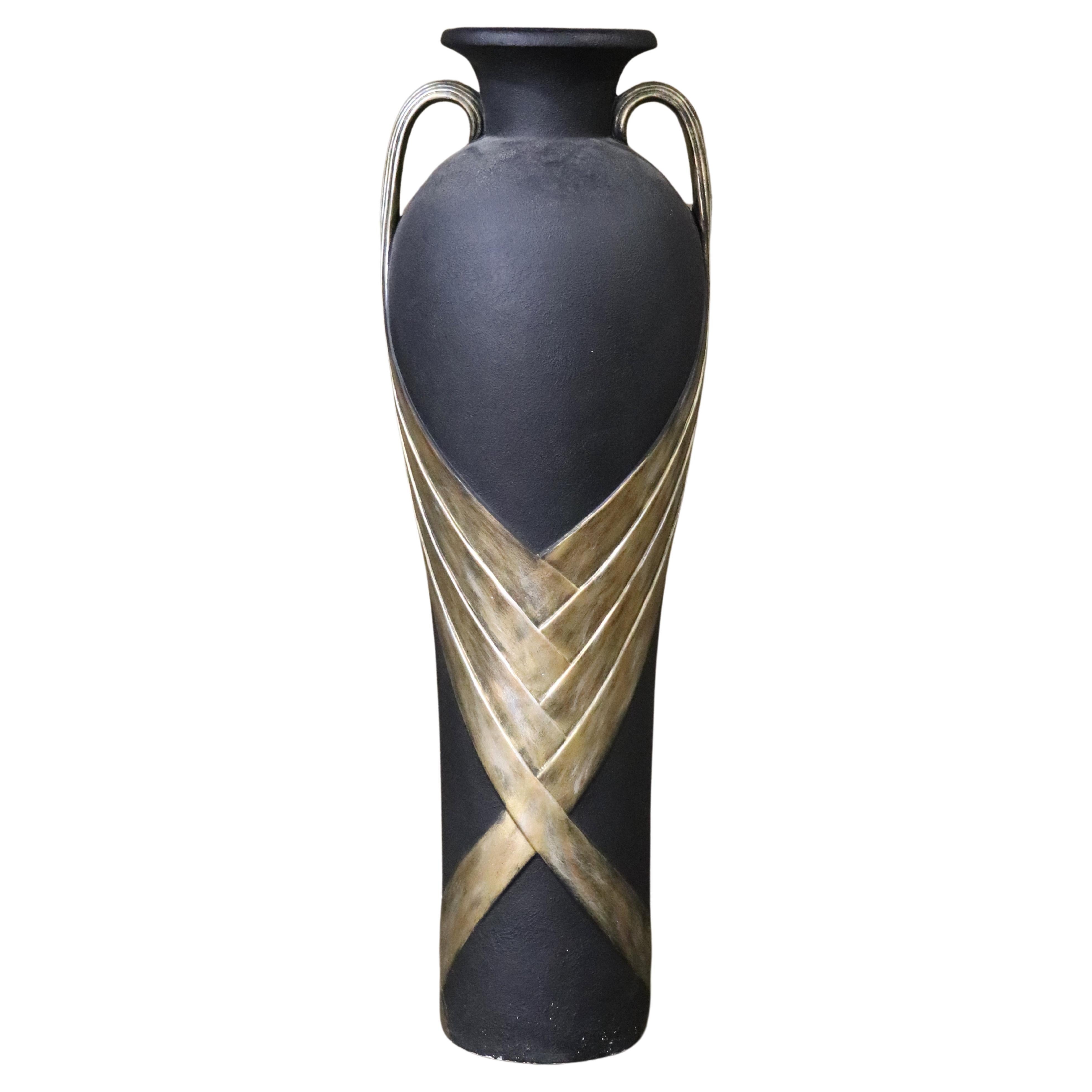 Tall Deco Style Vase For Sale