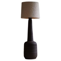 Grande lampe décorative en céramique organique danoise du milieu du siècle dernier, 1970