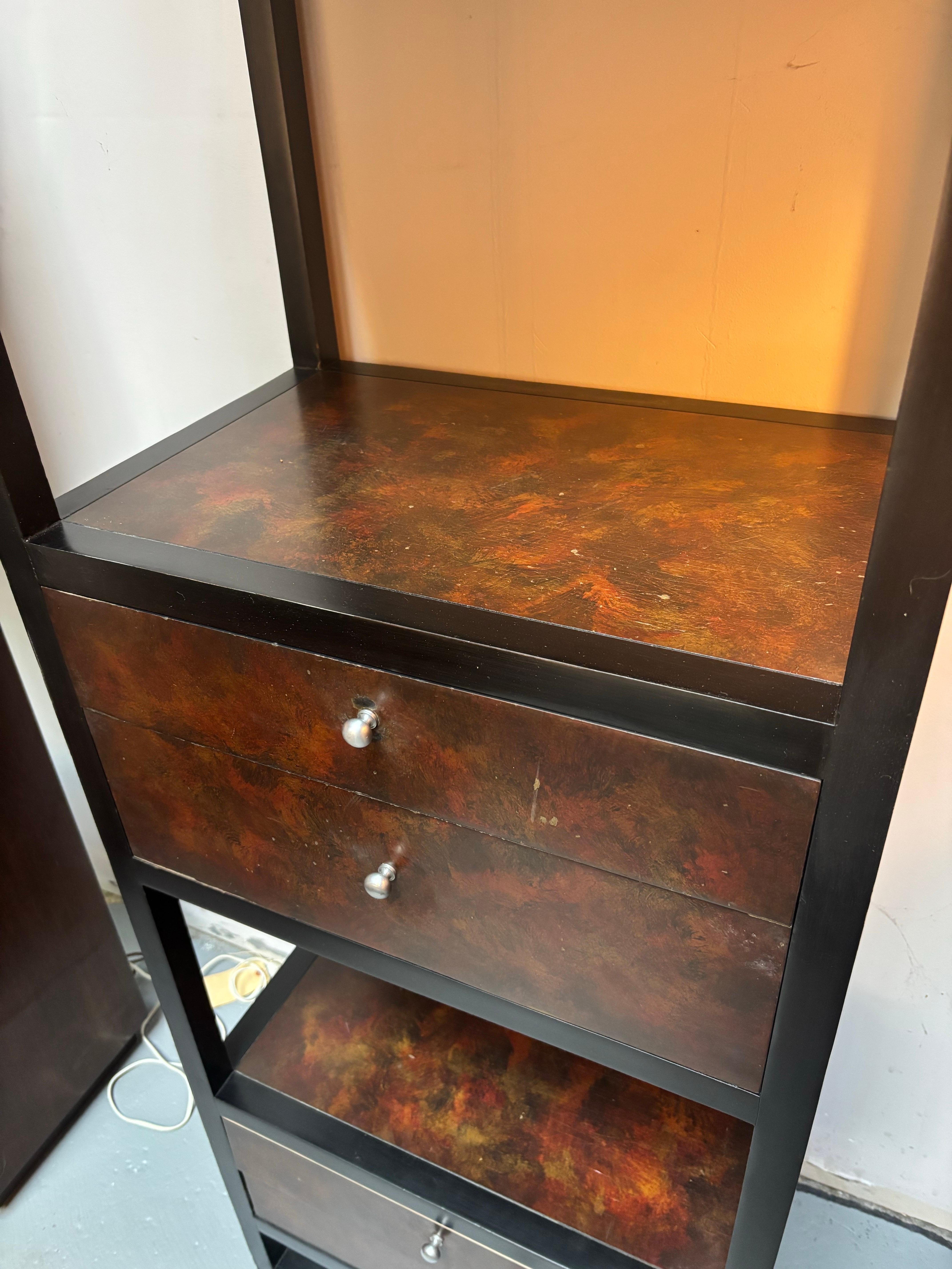 Mid-Century Modern Tall Display Cabinet For Sale