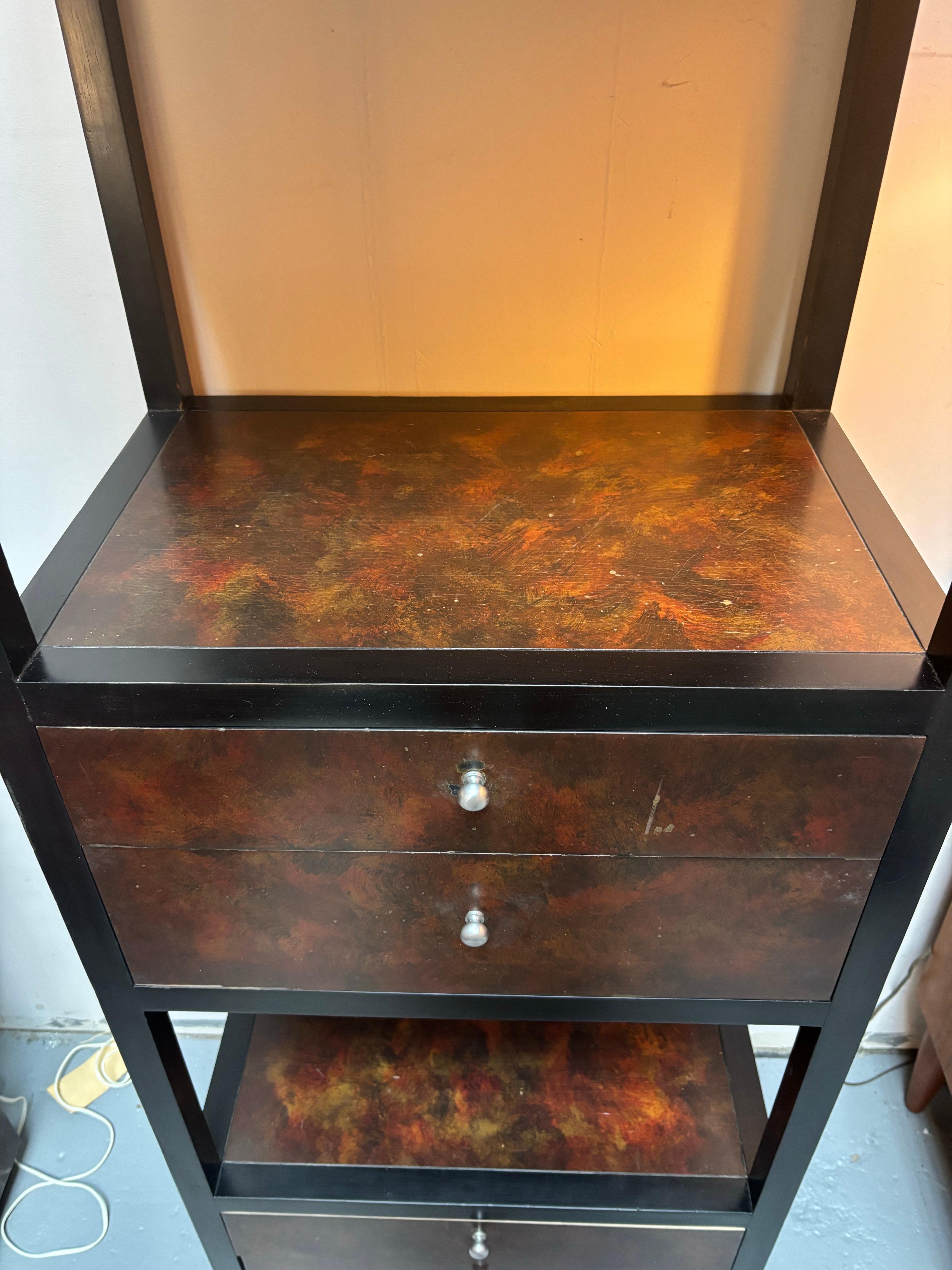 American Tall Display Cabinet For Sale