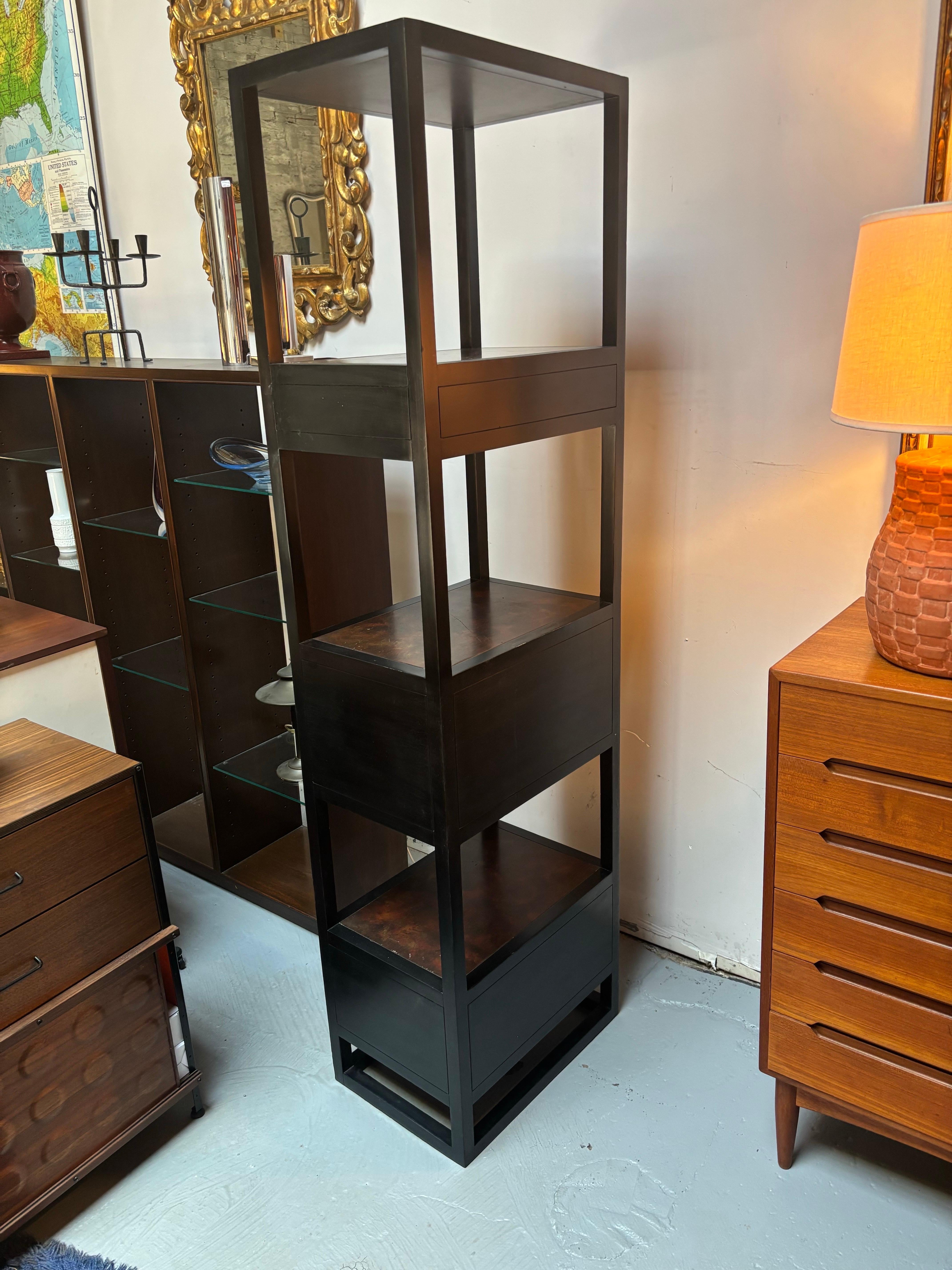 Wood Tall Display Cabinet For Sale