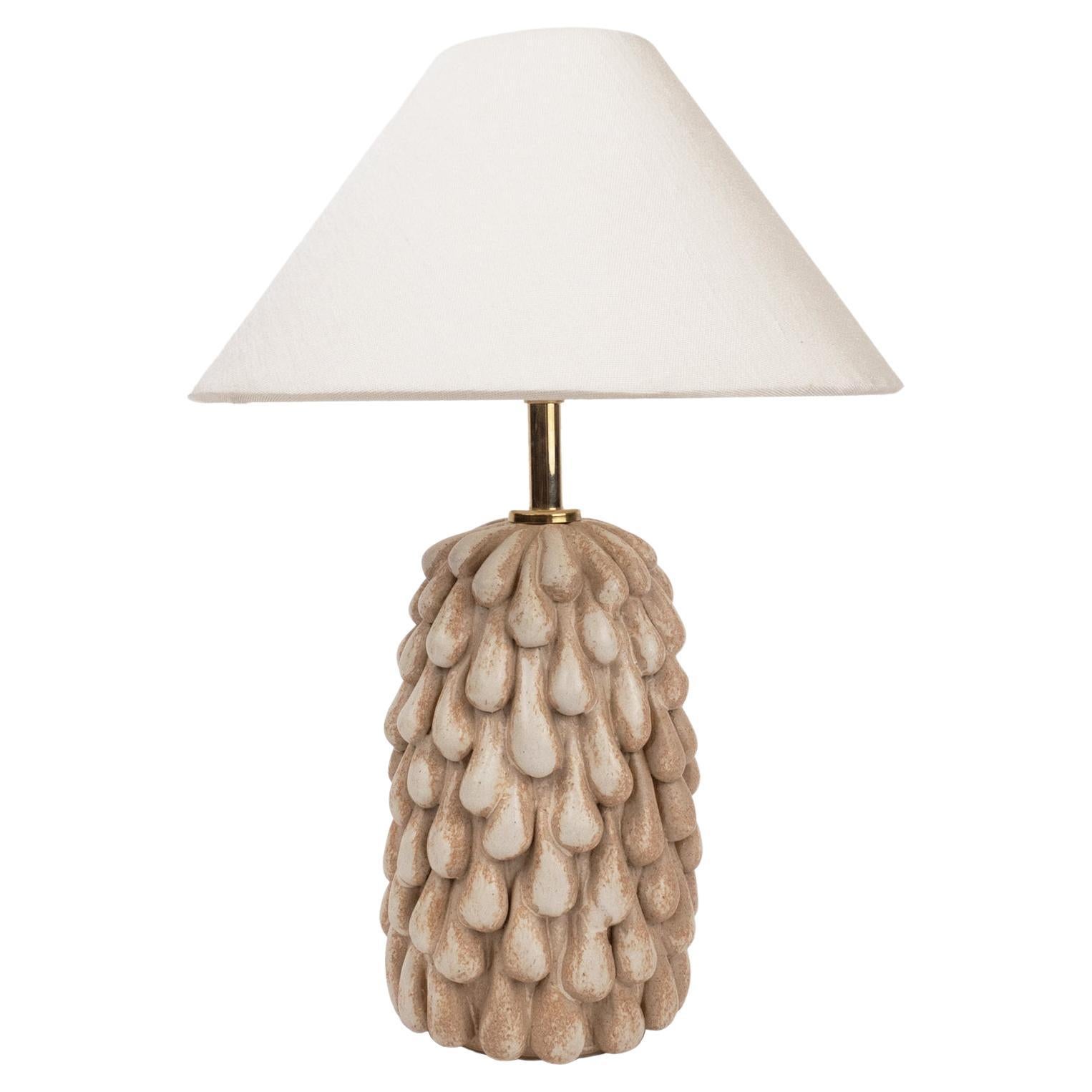 Grande coupe en satin crème