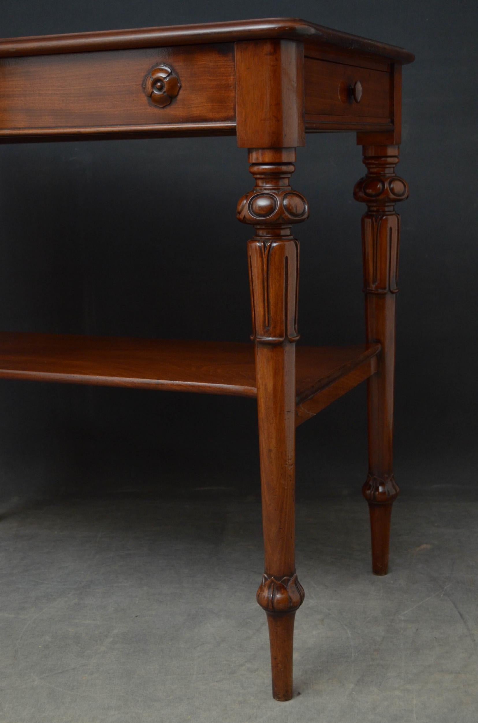 Tall Early Victorian Mahogany Table 7