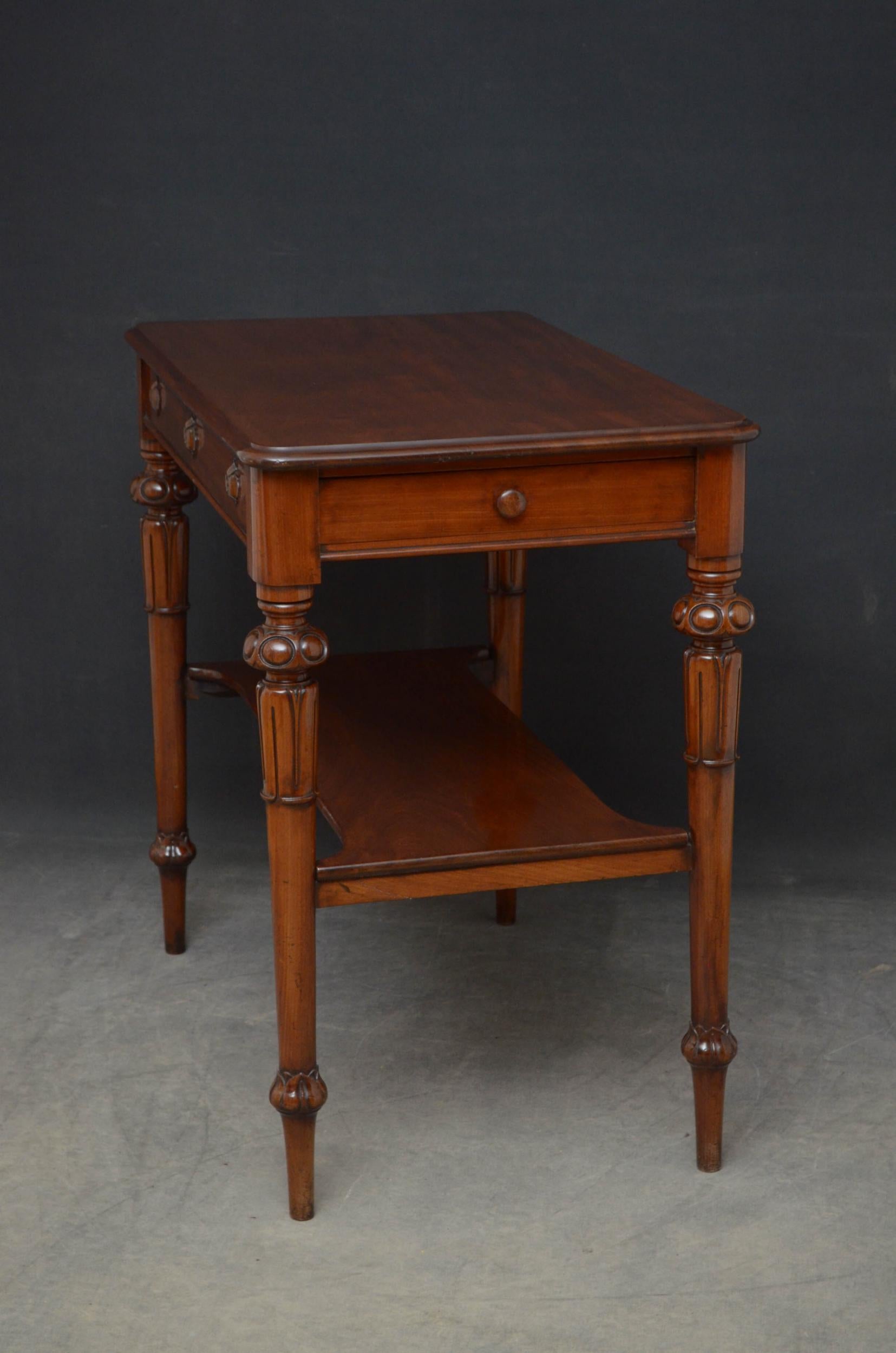 Tall Early Victorian Mahogany Table For Sale 10
