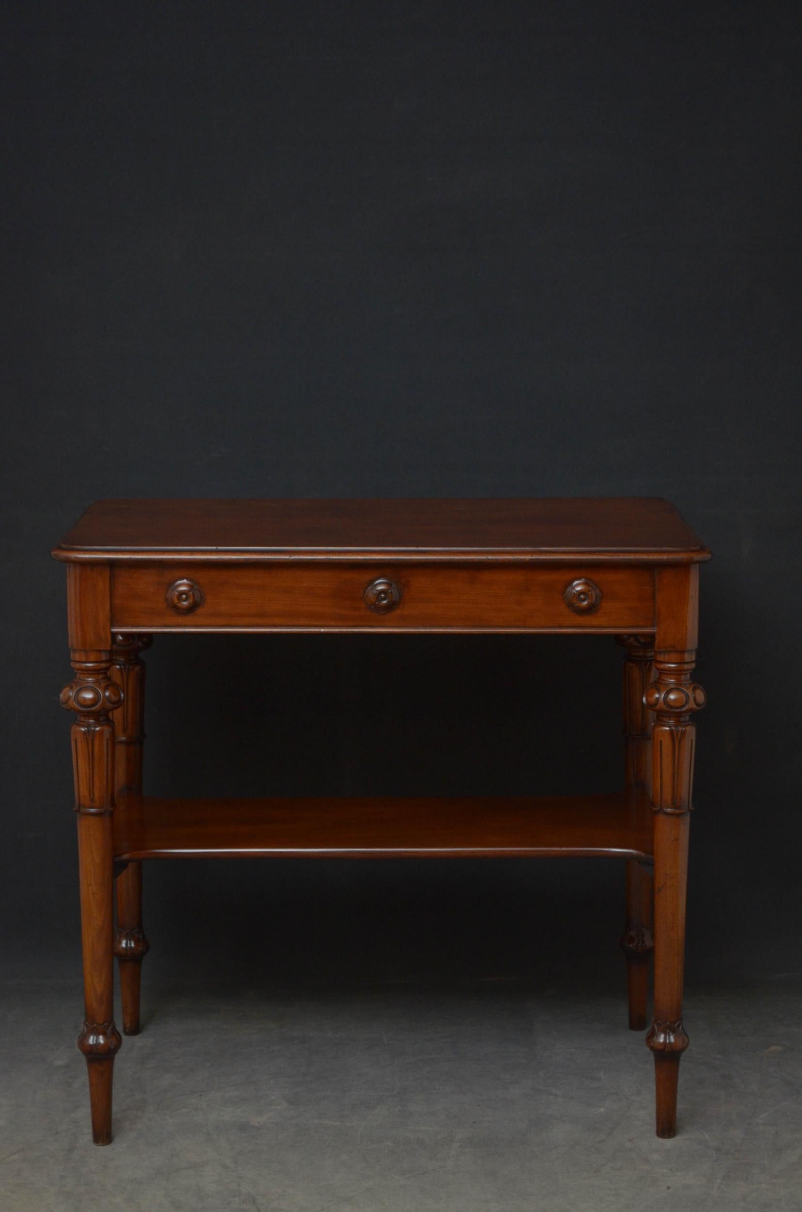 Tall Early Victorian Mahogany Table 12