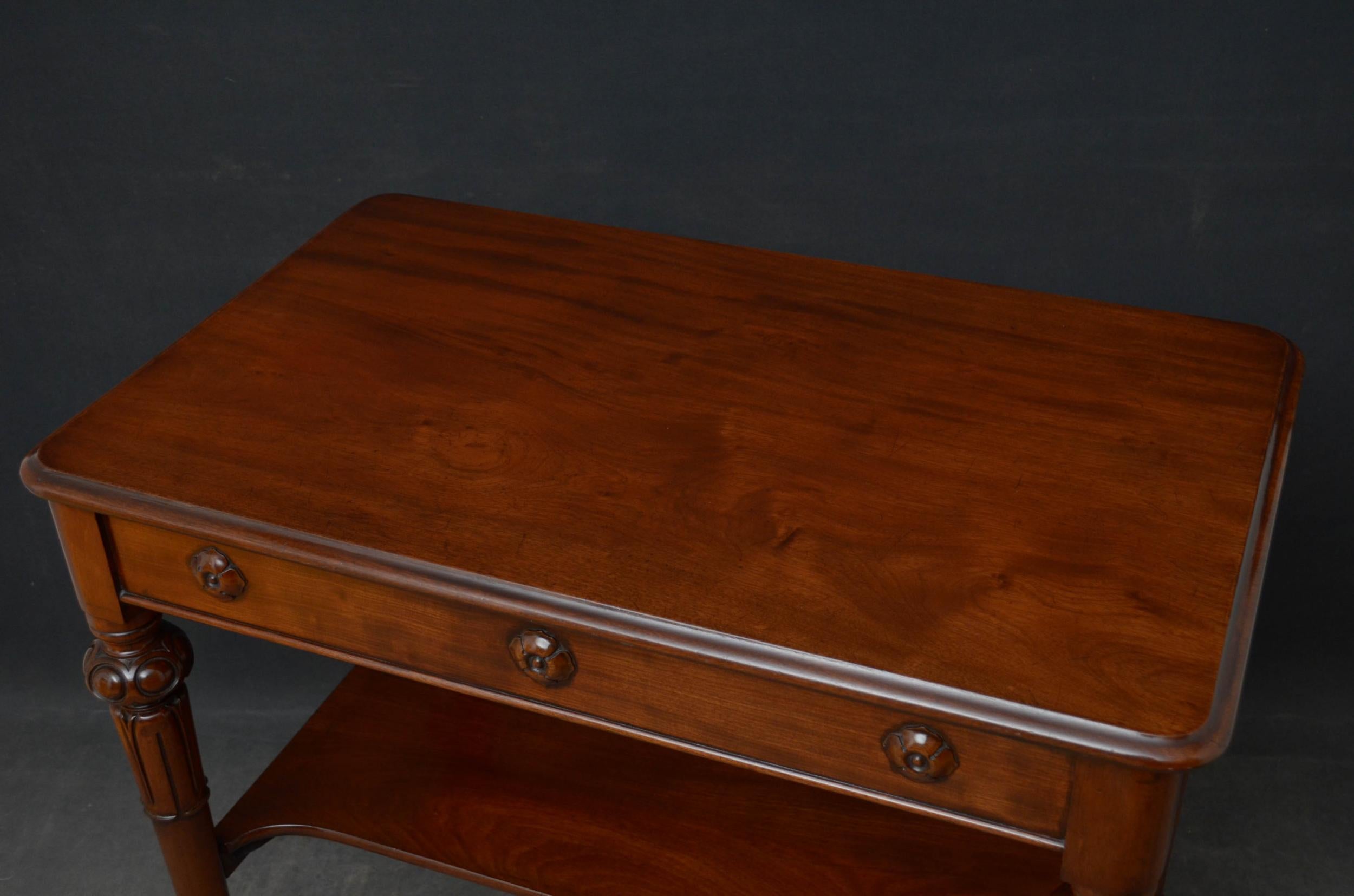 British Tall Early Victorian Mahogany Table For Sale