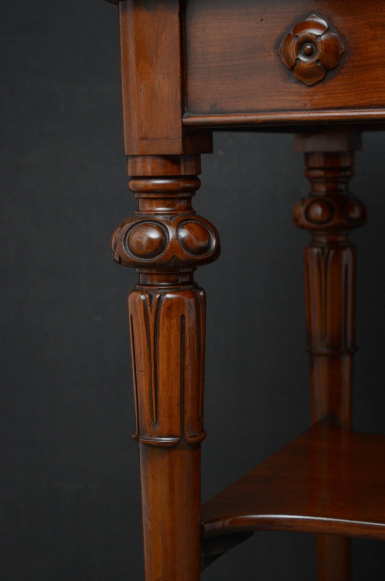 Tall Early Victorian Mahogany Table For Sale at 1stDibs