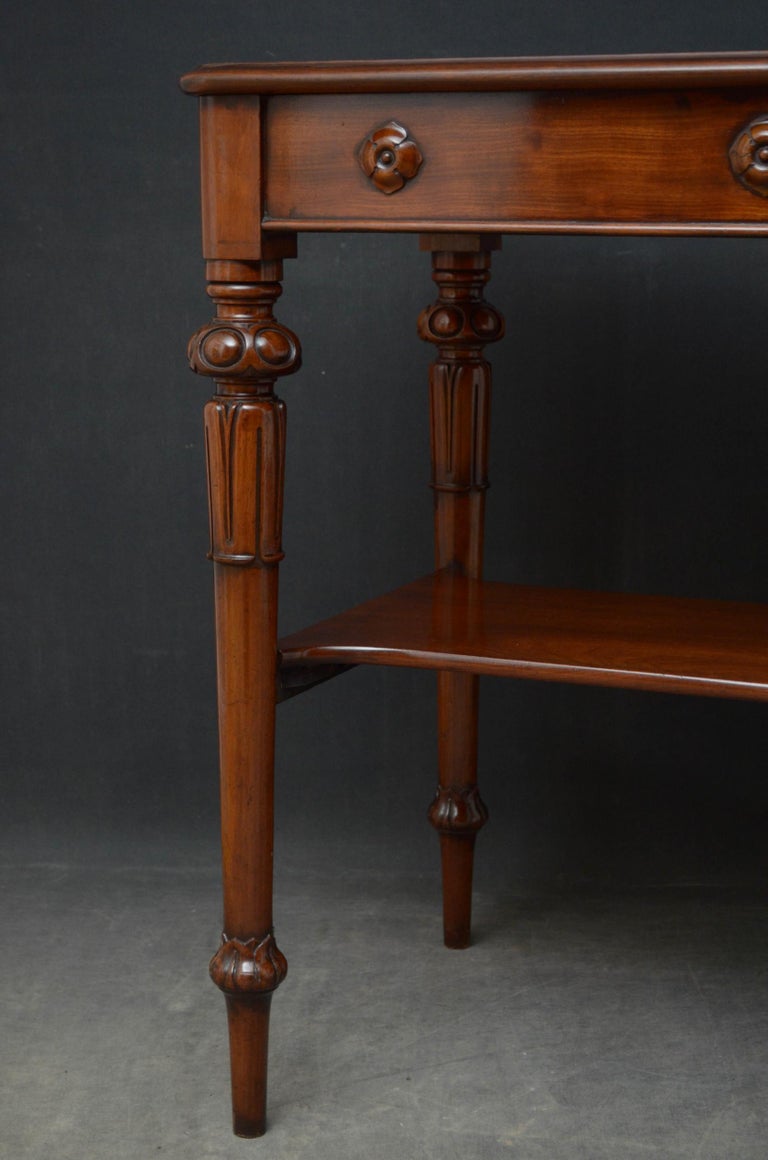 Tall Early Victorian Mahogany Table For Sale at 1stDibs