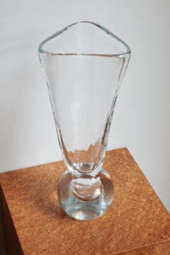 Tall Eden Mouthblown Glass Vase by Caia Leifsdotter