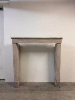Tall & Elegant French Limestone Fireplace Mantel – Timeless Beauty