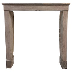 Tall & Elegant French Limestone Fireplace Mantel – Timeless Beauty