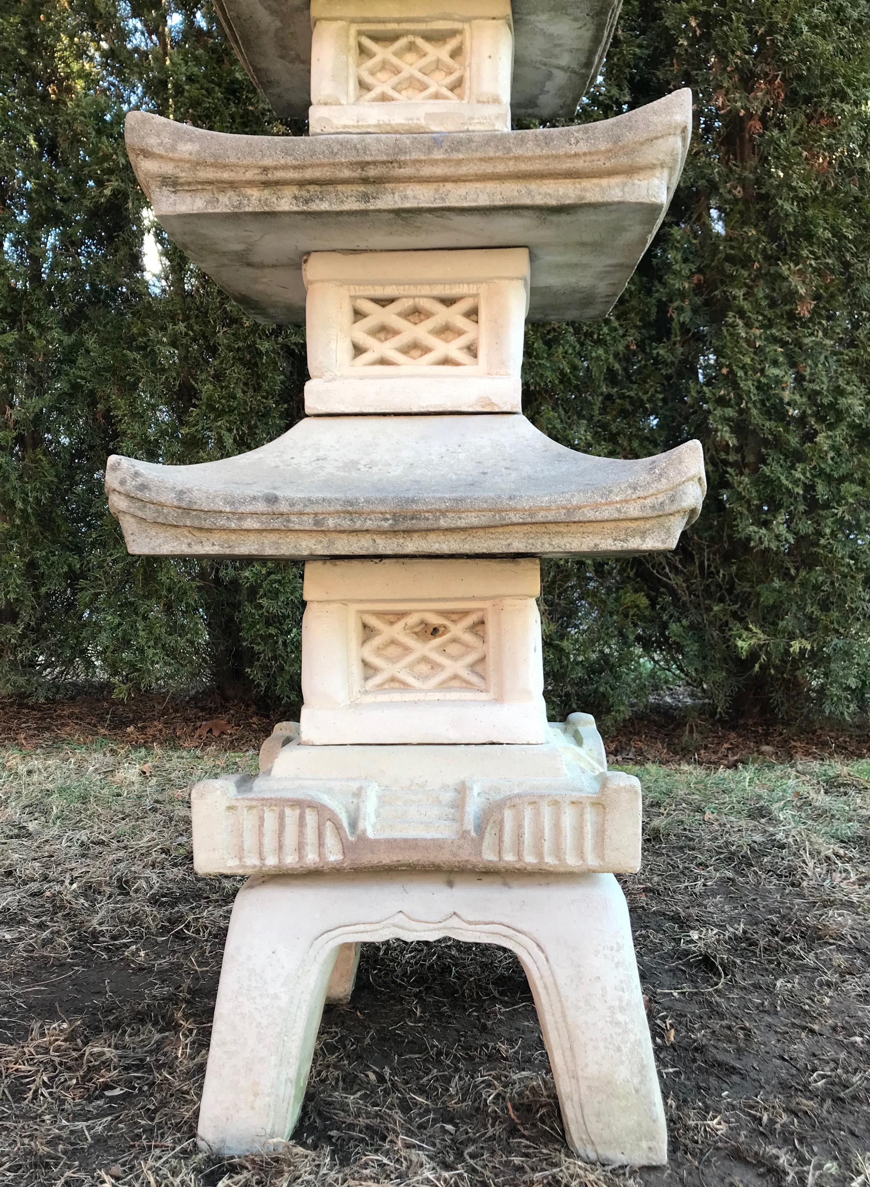 tall garden pagoda