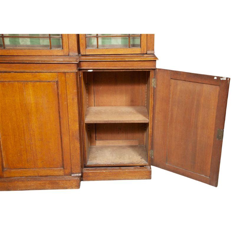 used bookcase with glass doors