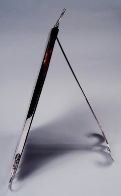 Großer englischer viktorianischer klassischer Bilderrahmen aus Sterlingsilber 1897