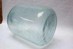 Tall European French Ice Blue Demijohn / Carboy