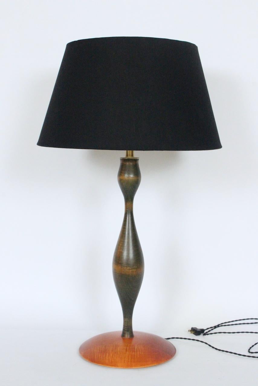 Tall Eva Zeisel RB Universal Woodworks Maple Table Lamp, 1999 For Sale 13