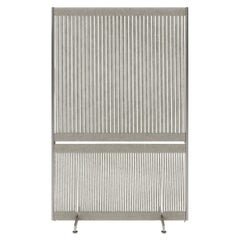 Tall Fair Grey Anto Room Divider in Steel and Wool by Thorup Copenhagen