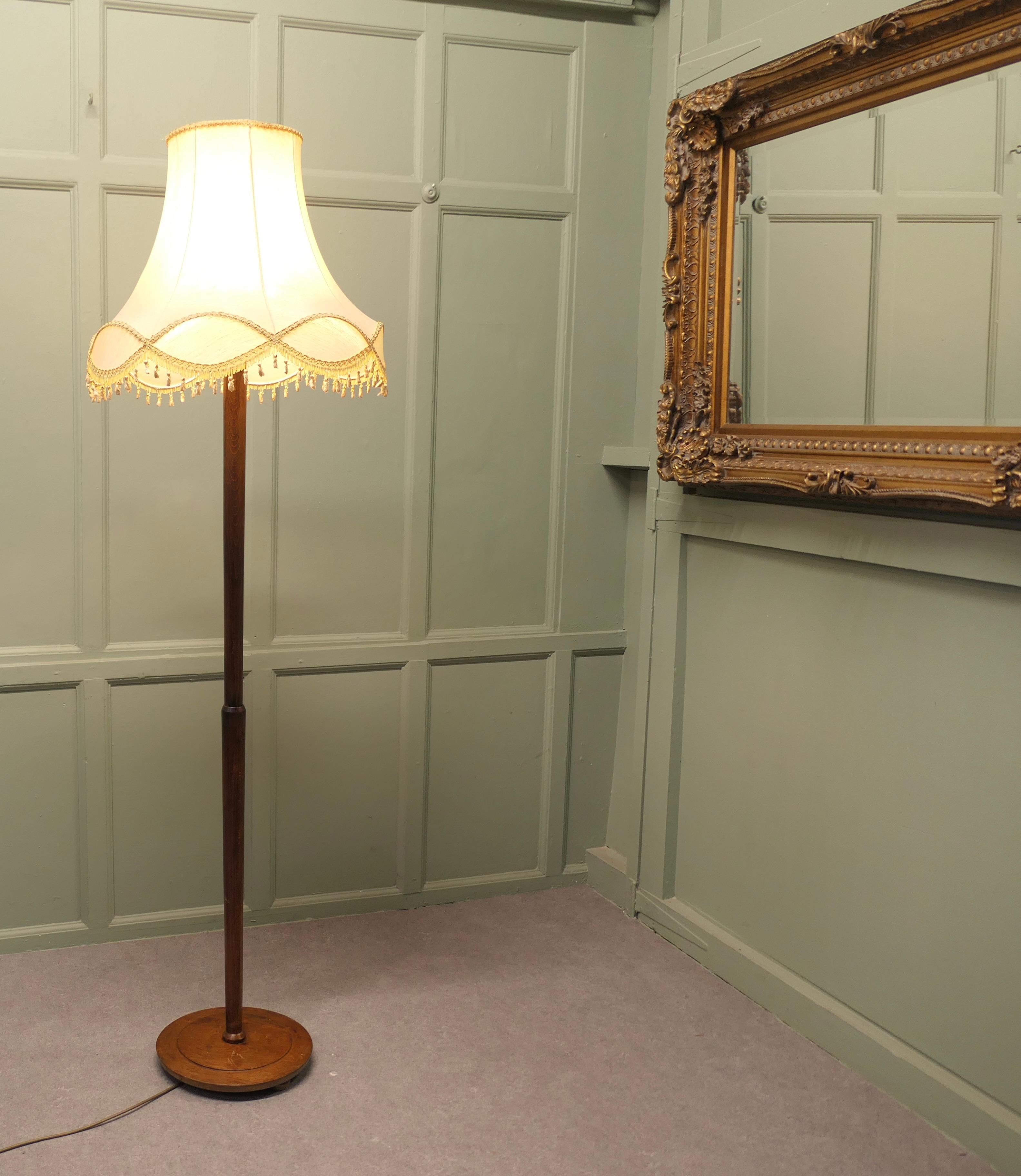 Art Deco Tall Floor Lamp, Standard Lamp For Sale