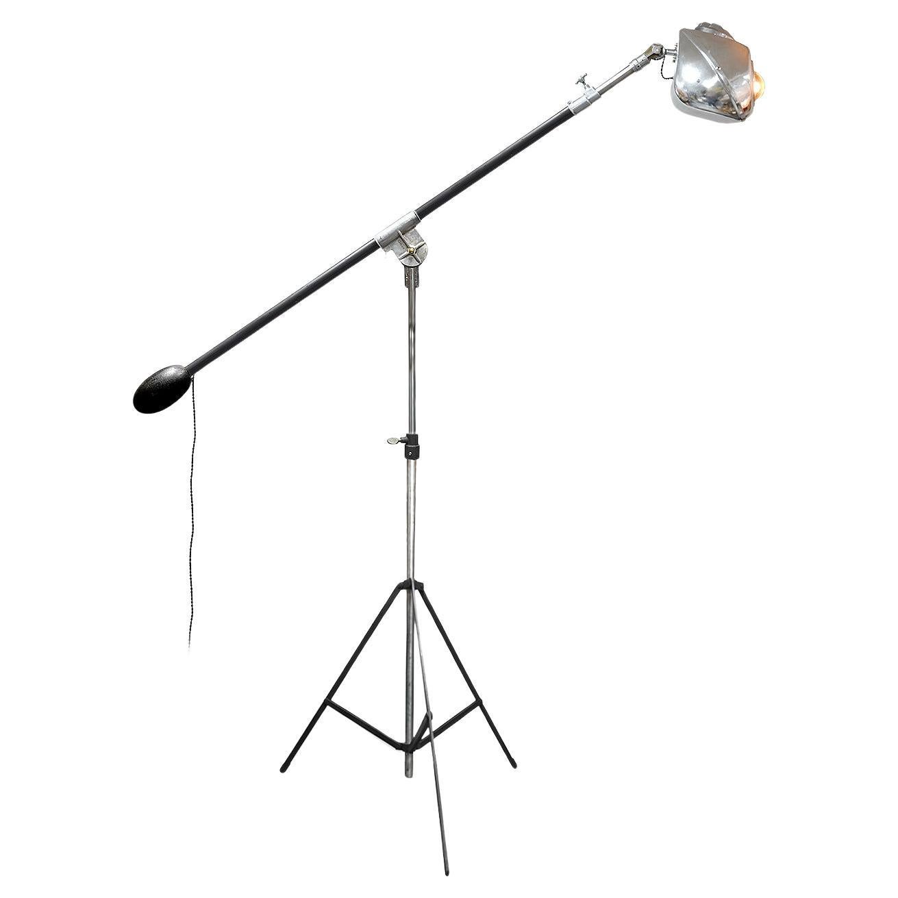 This is a very impressive lamp. The size is amazing and I can only guess how tall and far this lamp and stand can reach. The vertical arm can extend to 90 inches and the horizontal arm to 110 inches. This is one of the only floor lamps that can