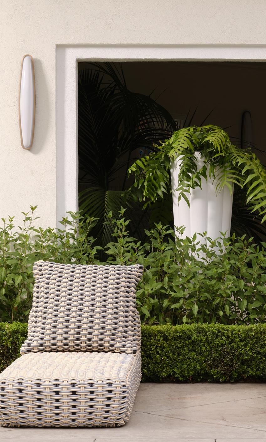 Cast Fluted vase planter, BYBLOS 03 by Sirak (tall) For Sale