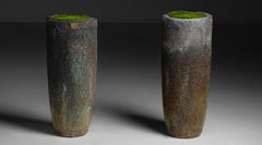 Tall Foundry Crucible Planters, France 1950