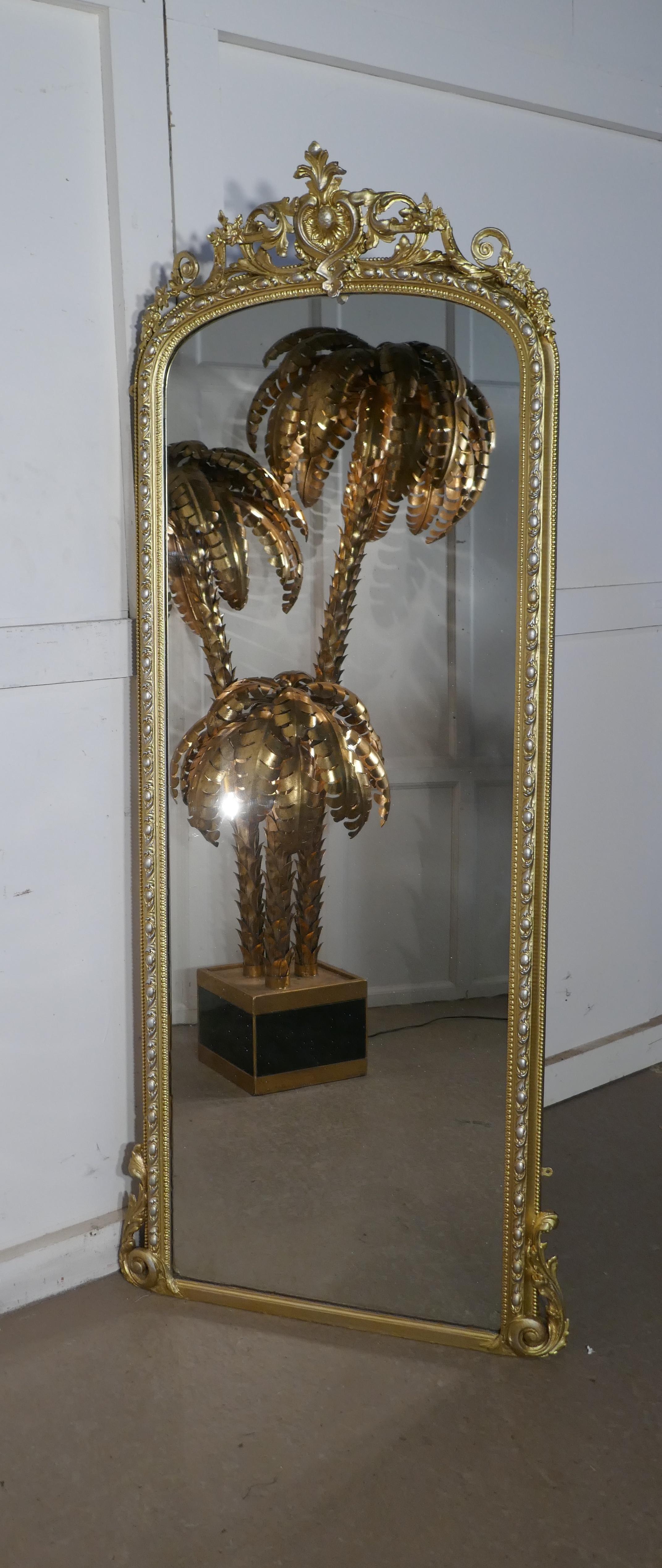 tall gold mirror