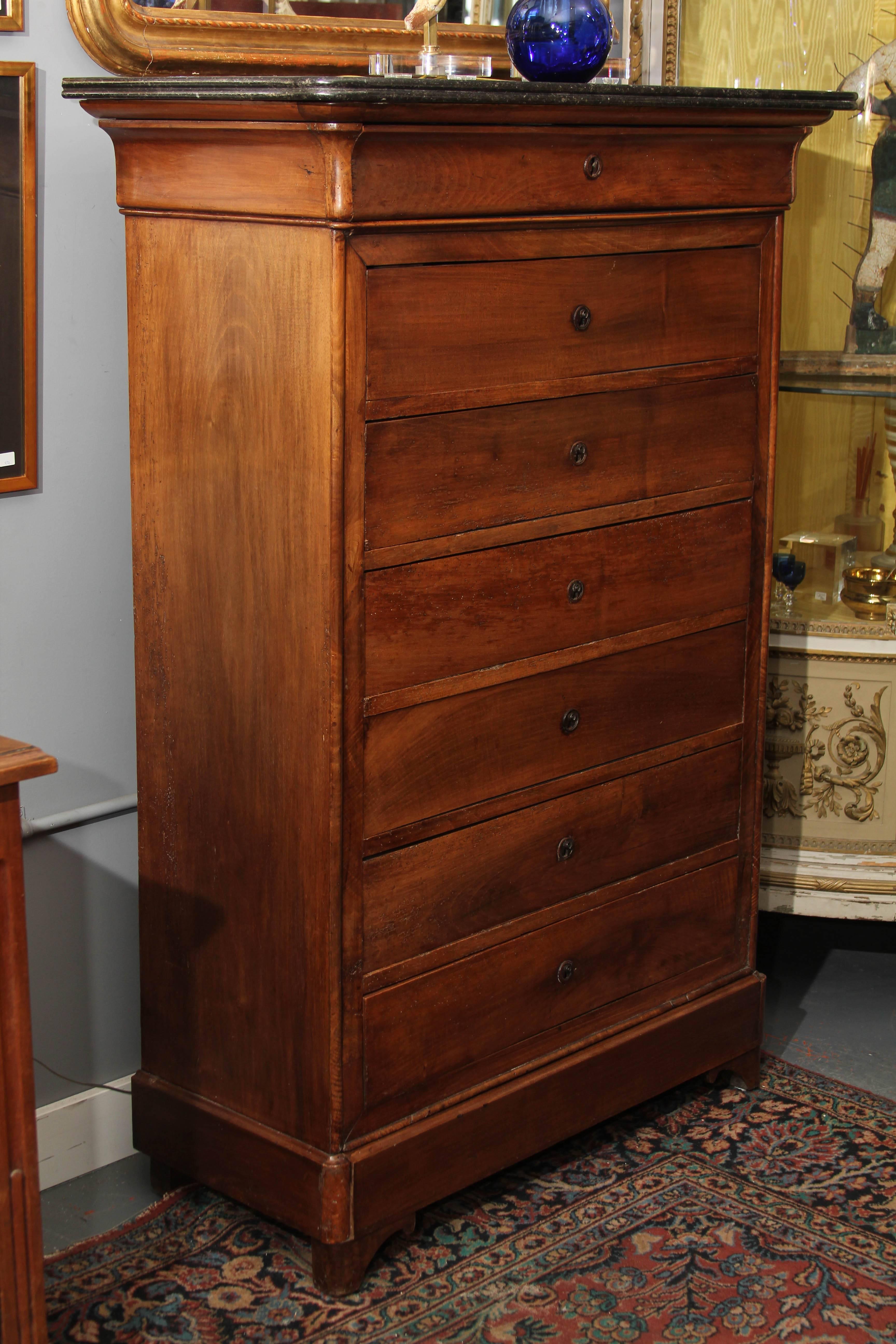 Tall  French 7 Day Chest In Good Condition In Seattle, WA