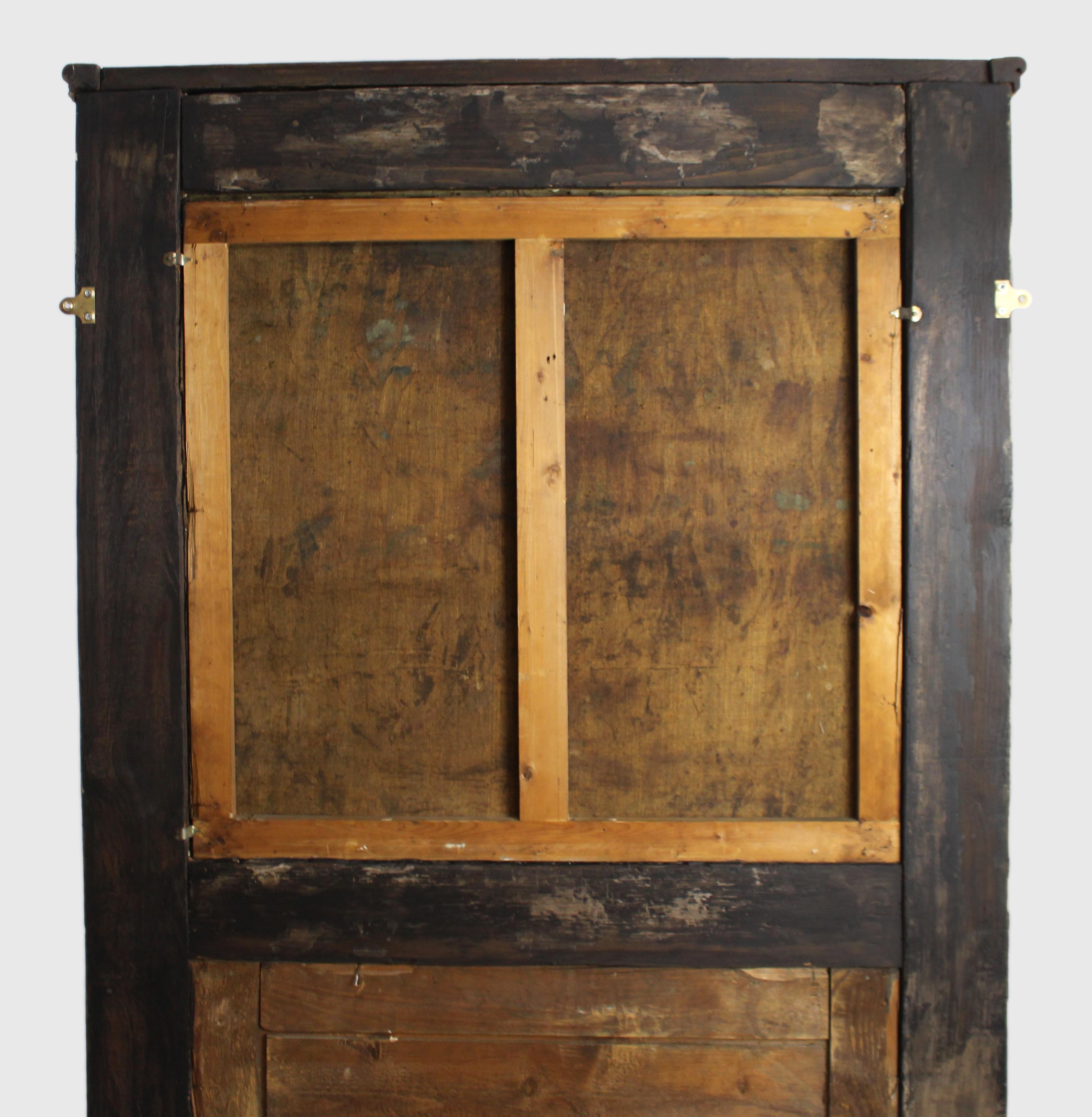 Tall French Antique Chateau Trumeau Mirror c.1890 3